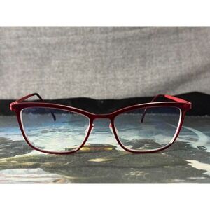 MODO 4117 Women's Burg Red Titanium Full Rim Cat-Eye Eyeglasses Frame 52-17-142